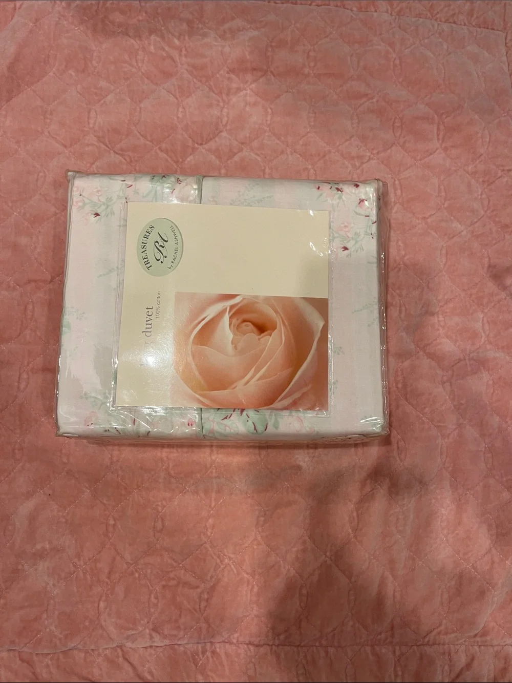NEW Rachel Ashwell treasures Garden Rose, King duvet🩷 RARE‼️